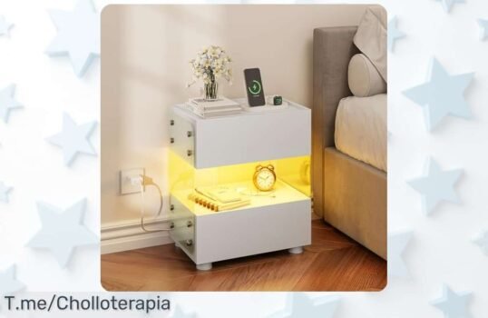 Transforma Tu Dormitorio con la Mesita de Noche Colgante con Luz LED a un Precio Loco, Aprovecha el Descuento Brutal ¡Solo por Hoy! Hazla Tuya Ya Mismo y No Te Arrepentirás
