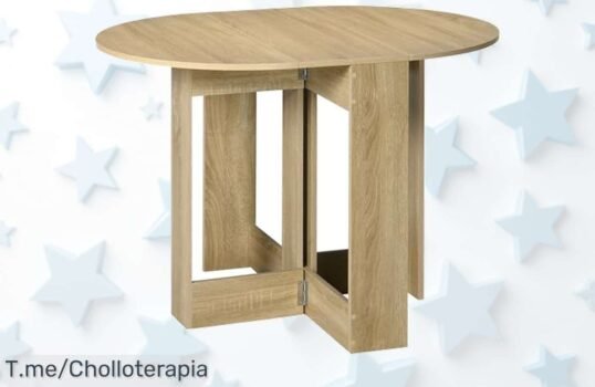 Transforma Tu Espacio con la Mesa Plegable Más Moderna: Diseño Único y Resistente a Precio Loco ¡Aprovecha este Ofertón Limitado y Hazla Tua Ya!