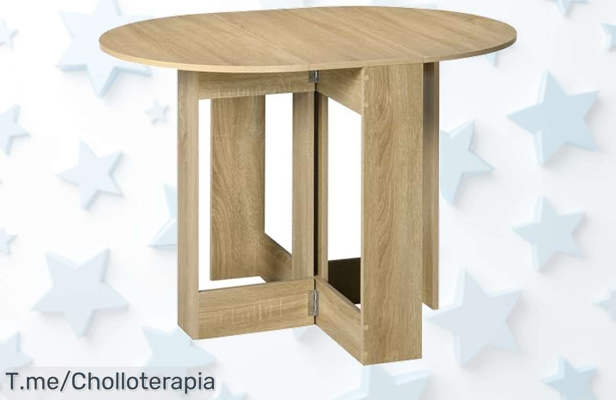 Transforma Tu Espacio con la Mesa Plegable Más Moderna: Diseño Único y Resistente a Precio Loco. ¡Aprovecha este Ofertón Limitado y Hazla Tua Ya!