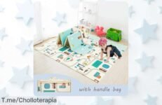 Transforma cada rincón en un parque de aventuras con nuestra alfombra plegable de juego, ¡aprovecha este ofertón único y sorpréndelos antes que se agote!