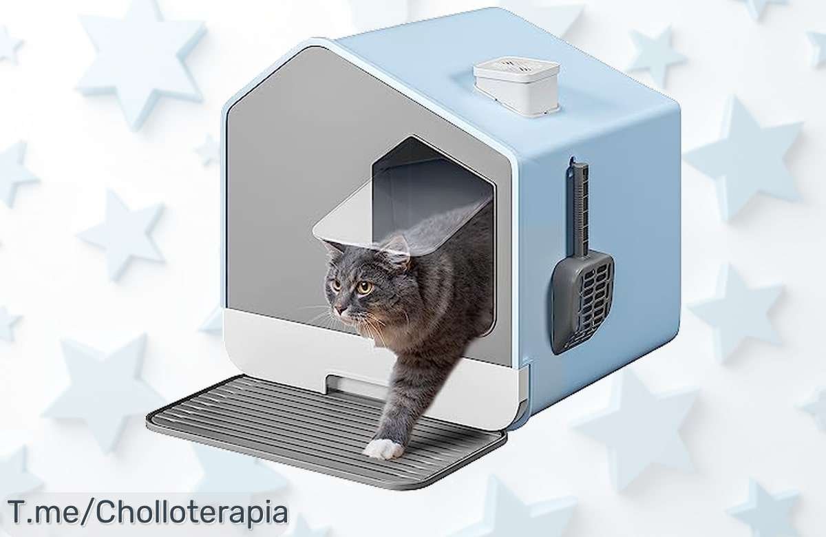 Transforma la hora del pipí en un momento limpio con nuestro arenero cerrado a precio de locura. ¡No te pierdas este ofertón limitado y actúa ya!