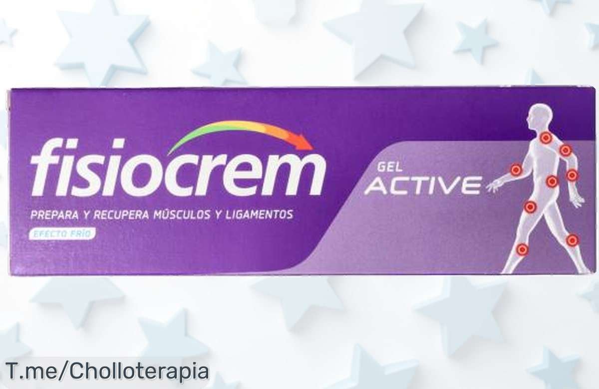 Transforma tu bienestar con Fisiocrem Gel Active, el super chollo que alivia tensiones y te brinda frescor. ¡Compra ya antes de que se agote esta oferta única!