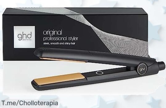 Transforma tu cabello al instante con la GHD Original Styler Mejorada, suavidad y brillo sin dañar Aprovecha este ofertón único antes de que se agote ¡Compra ya!