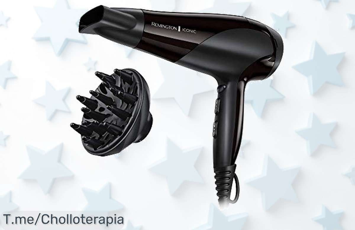 Transforma tu cabello con el Remington Secador Ionic Dry 2200 a un precio loco ¡Secado rápido y sin encrespamiento! Aprovecha este ofertón antes de que se agote.