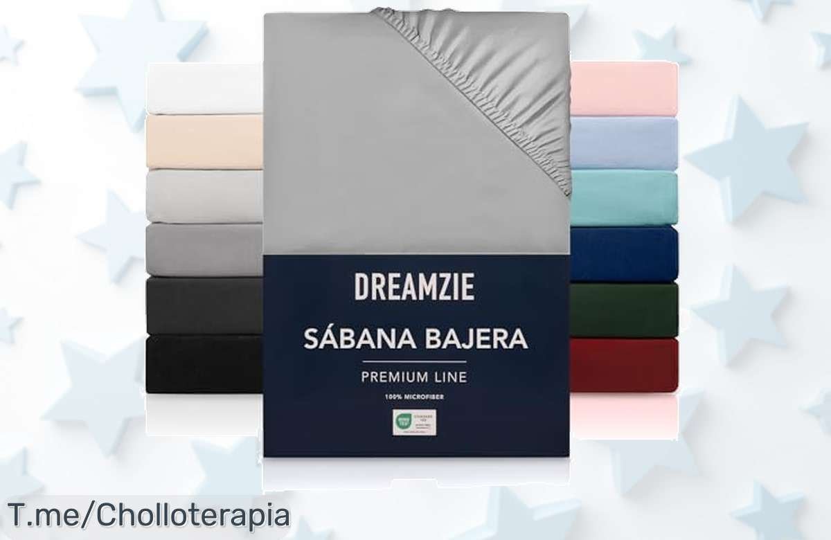 Transforma tu cama con las sábanas Dreamzie a un precio loco y exclusivo, ¡disfruta de colores vibrantes y sujeción perfecta! Aprovecha el ofertón antes que se agote.