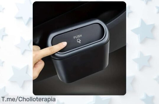 Transforma tu coche con el cubo de basura colgante más increíble que hayas visto, ¡un super chollo para mantenerlo limpio y ordenado! Aprovecha esta oferta limitada y compra ya antes de que se agote