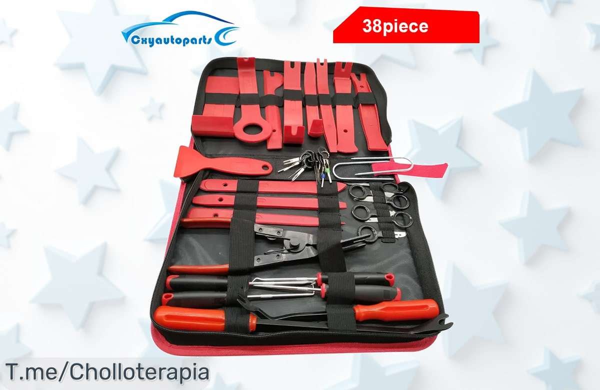 Transforma tu coche con el kit de desmontaje interior, un super chollo que incluye todo lo necesario. ¡Aprovecha este ofertón y corre a conseguirlo antes de que se agoten!