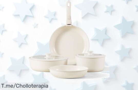 Transforma tu cocina con el juego de sartenes antiadherentes más increíble, haz magia en cada plato y aprovecha esta oferta única antes que se agote