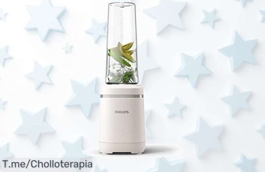 Transforma tu cocina con la Batidora Philips Eco Conscious, mezclas suaves y limpieza fácil en un solo aparato ¡Aprovecha este super chollo antes de que se agote!