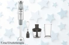 Transforma tu cocina con la batidora Moulinex QuickChef DD655D: motor potente, 10 velocidades y accesorios útiles Aprovecha este super chollo antes de que se agote ya!