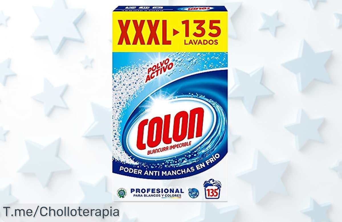Transforma tu colada con Colon Polvo Activo y adiós manchas en agua fría, luminosidad extra y aroma encantador. Aprovecha este super chollo antes que se acabe ¡compra ya!