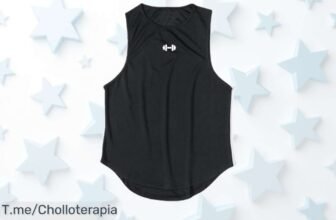 Transforma tu entrenamiento con el tank top que se seca al instante, luce genial y muévete como nunca Aprovecha este precio loco antes de que se agote, ¡compra ya!