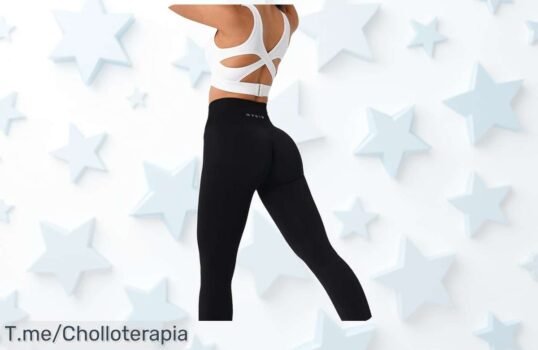 Transforma tu entrenamiento con las mallas NVGTN, suaves y ajustadas Siéntete fabulosa en el gimnasio a un precio loco ¡No te quedes sin ellas, oferta limitada!