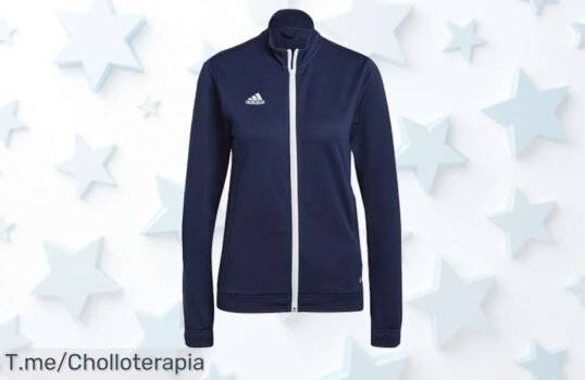 Transforma tu estilo con la adidas Mujer Entrada 22 Track Jacket, un corte que realza tu figura y bolsillos ideales ¡Aprovecha este ofertón antes de que se agote!