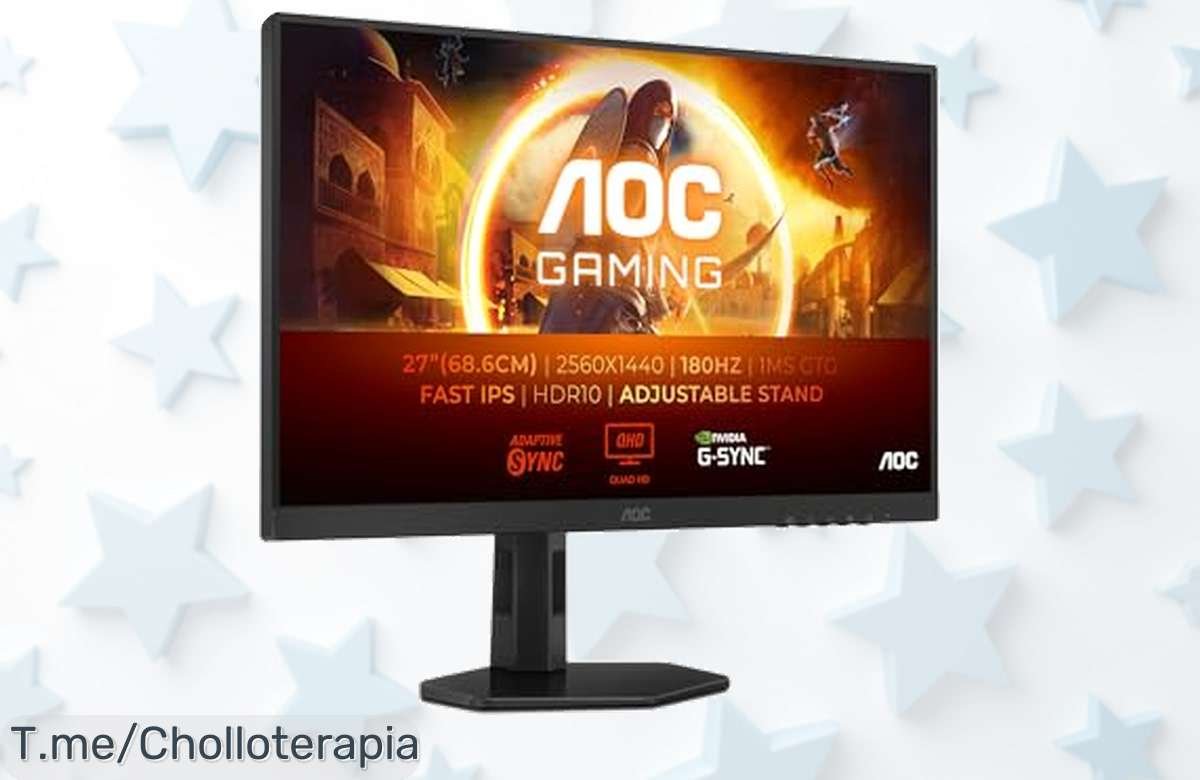 Transforma tu experiencia gaming con el AOC Q27G4XF: colores vibrantes, 180 Hz y FreeSync Premium en un super chollo que no puedes dejar pasar. ¡Compra ya antes de que se agote!