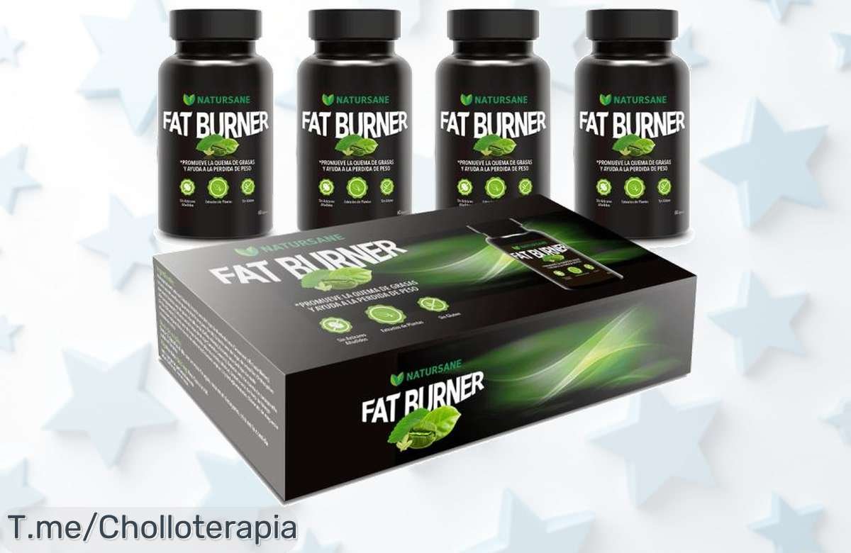 Transforma tu figura con el super chollo de Fat Burner, quema esos kilitos y activa tu metabolismo. ¡Aprovecha esta oferta limitada, hazlo tuyo ahora antes que se acabe!