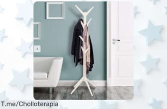 Transforma tu hogar con el Perchero Moderno Blanco y organiza todo en segundos Oferta única de precio loco, ¡hazlo tuyo antes que se agote!