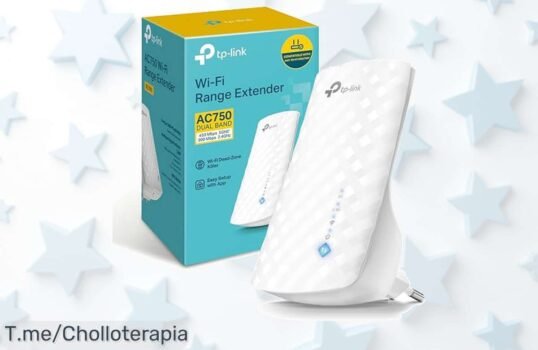 Transforma tu hogar con el TPLink RE190, acelera tu WiFi hasta 750 Mbps y despídete de las zonas muertas ¡No te pierdas este super chollo antes que se agote!