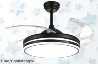 Transforma tu hogar con el Ventilador de Techo ATENAS: silencioso, elegante y control remoto Aprovecha este super chollo limitado y compra ahora antes que se agote