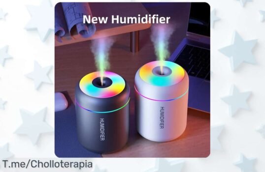 Transforma tu hogar con el mini humidificador de 180ML, un super chollo que purifica y aromatiza ¡No te pierdas esta oferta única! Stock limitado, compra ya