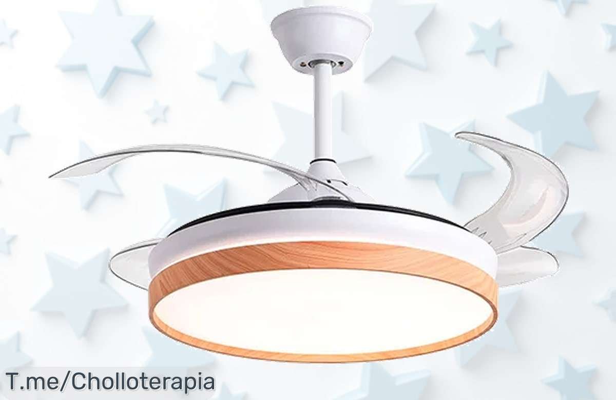 Transforma tu hogar con el mini ventilador de techo silencioso y eficiente, ¡ofertón exclusivo que no puedes dejar pasar! Siente la brisa mágica en tus noches frescas.