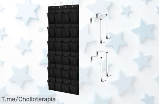 Transforma tu hogar con el organizador colgante Tsathoggua y disfruta de tus zapatos siempre a la vista No pierdas esta oferta única, ¡actúa ya antes de que se acabe!