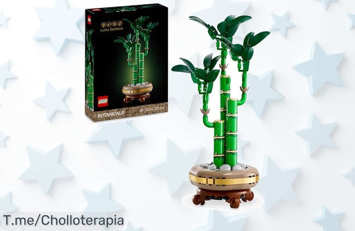 Transforma tu hogar con el set LEGO Botanical Bambú de la Suerte, un super chollo que da vida a tus espacios. ¡Aprovecha esta oferta única antes de que se agote!