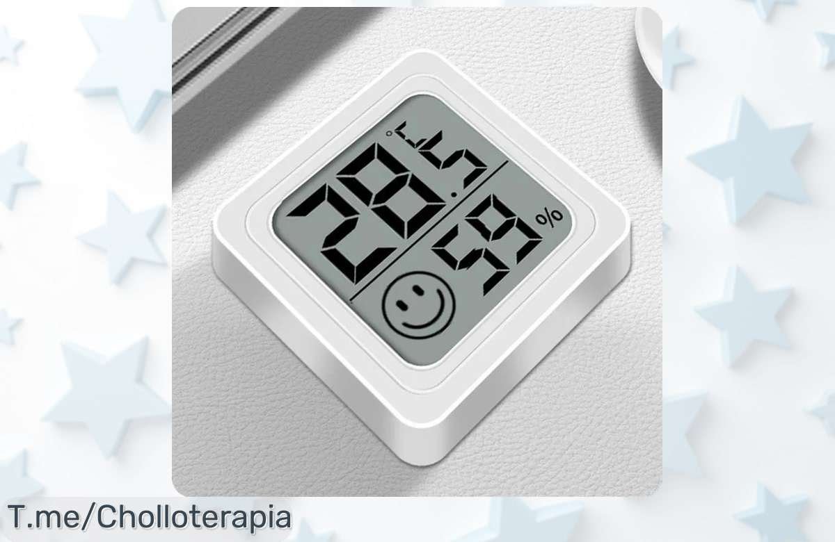 Transforma tu hogar con el termómetro digital LCD, un super chollo que adivina el clima en casa. ¡No te quedes sin él! Aprovecha esta oferta limitada ahora mismo!