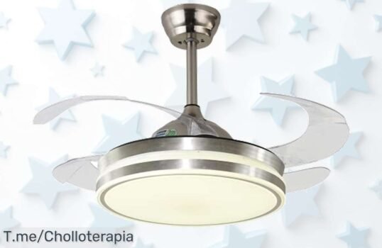 Transforma tu hogar con el ventilador Bel Air Home: motor potente, 6 velocidades y luz LED ¡silencio total! Aprovecha este ofertón único antes de que se agote