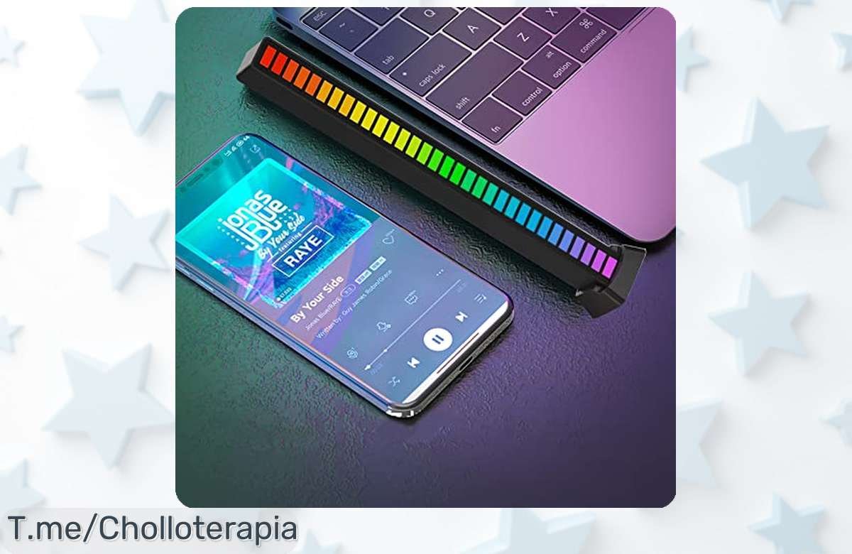 Transforma tu hogar con la Luz LED Music Light Bar RGB a un precio loco, 16 millones de colores para fiestas y gaming. Aprovecha este ofertón único antes que se acabe.