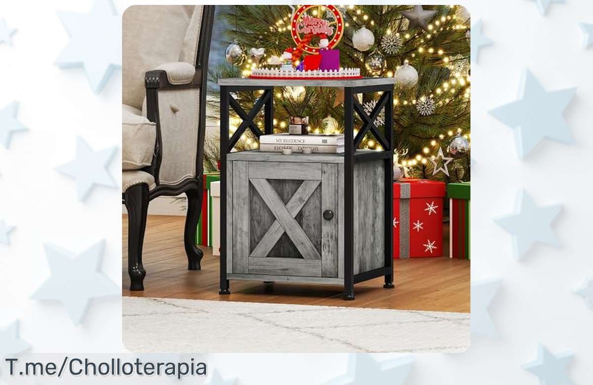 Transforma tu hogar con la YITAHOME Mesa Auxiliar de carga y 2 puertos USB, ahora a un precio loco solo por tiempo limitado. ¡Haz clic ya antes que se agote!