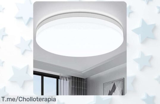 Transforma tu hogar con la lámpara de techo LED ultrafina, un super chollo que ilumina y decora ¡No pierdas esta oferta limitada! Compra ya antes que se agote