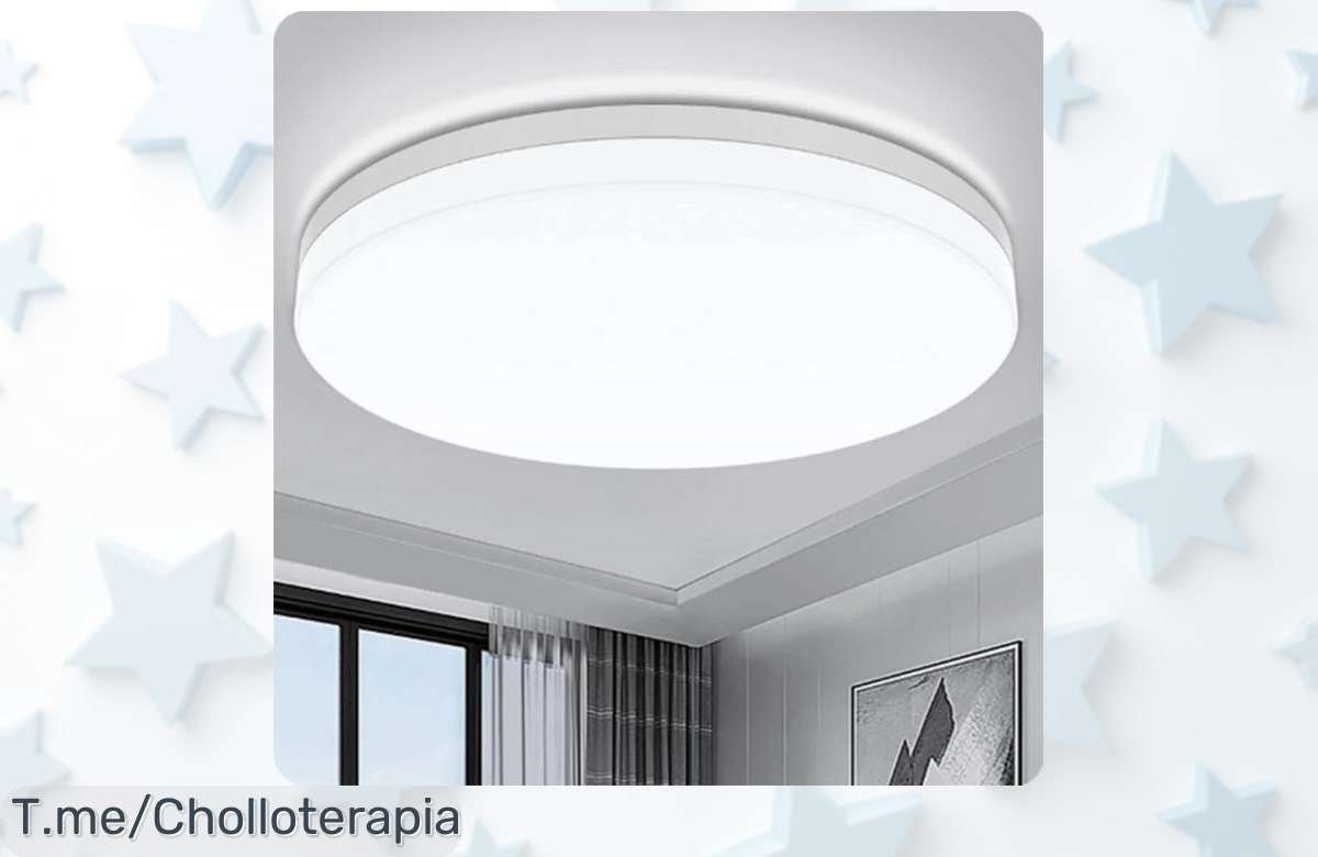 Transforma tu hogar con la lámpara de techo LED ultrafina, un super chollo que ilumina y decora. ¡No pierdas esta oferta limitada! Compra ya antes que se agote.
