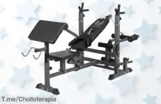 Transforma tu hogar en un gimnasio con el Banco Fuerza ESeries: respaldo ajustable, soporte de 280 kg y diseño que ahorra espacio ¡Oferta única antes de que se agote!
