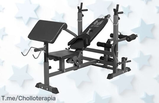 Transforma tu hogar en un gimnasio con el Banco Fuerza ESeries: respaldo ajustable, soporte de 280 kg y diseño que ahorra espacio ¡Oferta única antes de que se agote!