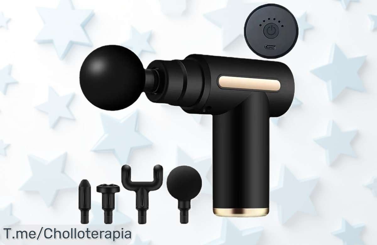 Transforma tu hogar en un spa con el Mini Masajeador que alivia el estrés del cuello y espalda, ¡aprovecha este ofertón único antes de que se agote!