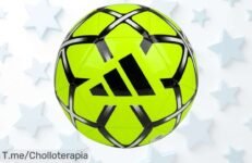 Transforma tu juego con el adidas STARLANCER Club Ball, ¡super chollo de calidad! Resistente y perfecta para cualquier partido No te quedes sin la tuya, oferta limitada