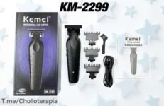 Transforma tu look con la Kemei 2299, la cortadora de pelo inalámbrica que ofrece acabados perfectos y resultados dignos de peluquero ¡Consigue este ofertón único antes que se agote!