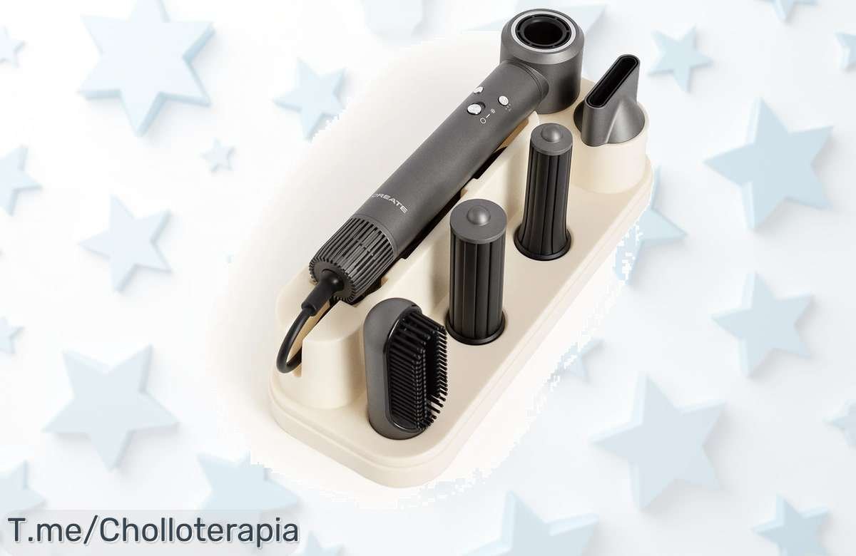 Transforma tu peinado con el cepillo iónico 5 en 1: resultado de peluquería en casa, precio loco y oferta limitada. ¡Compra ahora y deslumbra antes que se agote!