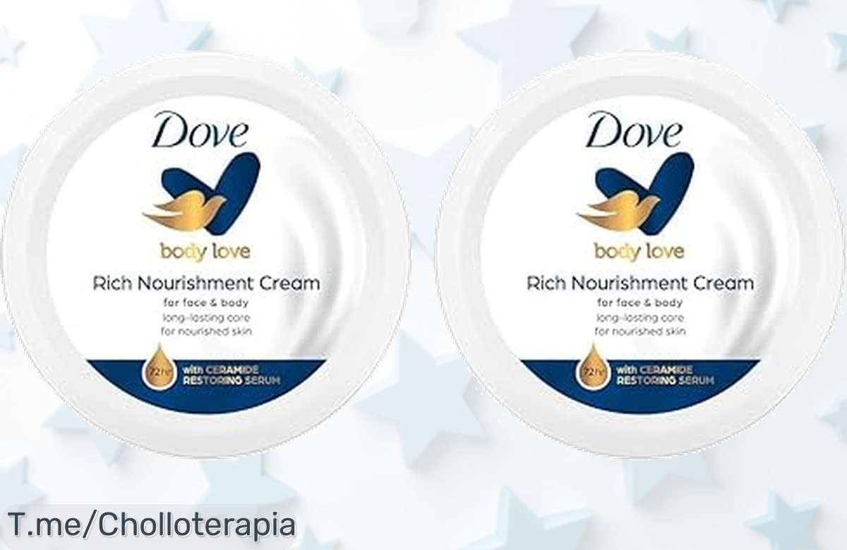 Transforma tu piel con Dove Crema Hidratante 3 en 1, ¡un super chollo! Suavidad y frescura por 72 horas a precio de ganga. ¡Compra ahora antes que se agoten!