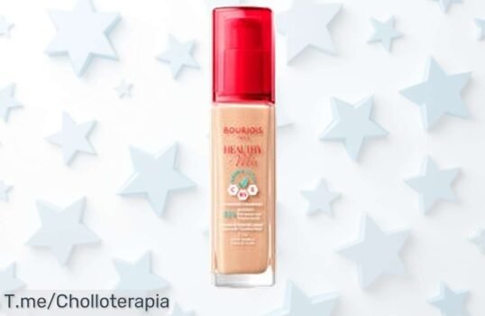 Transforma tu piel con Healthy Mix Clean Foundation de BOURJOIS; luminosidad instantánea y frescura en un solo paso Aprovecha este ofertón único, ¡date prisa antes que se acabe!