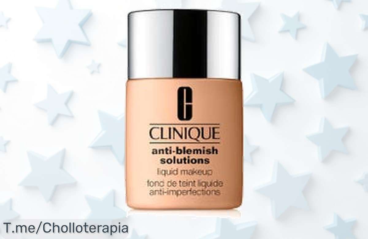 Transforma tu piel con el Antiblemish Make Up de Clinique a un precio loco, dile adiós a las imperfecciones y brilla hoy mismo. ¡Oferta limitada que no puedes dejar pasar!