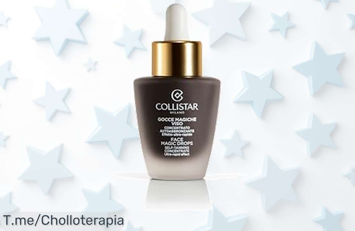 Transforma tu piel con gotas mágicas para un bronceado natural en solo una hora, hidratación de lujo y descuento brutal. ¡Hazte con tu super chollo antes que se agoten!