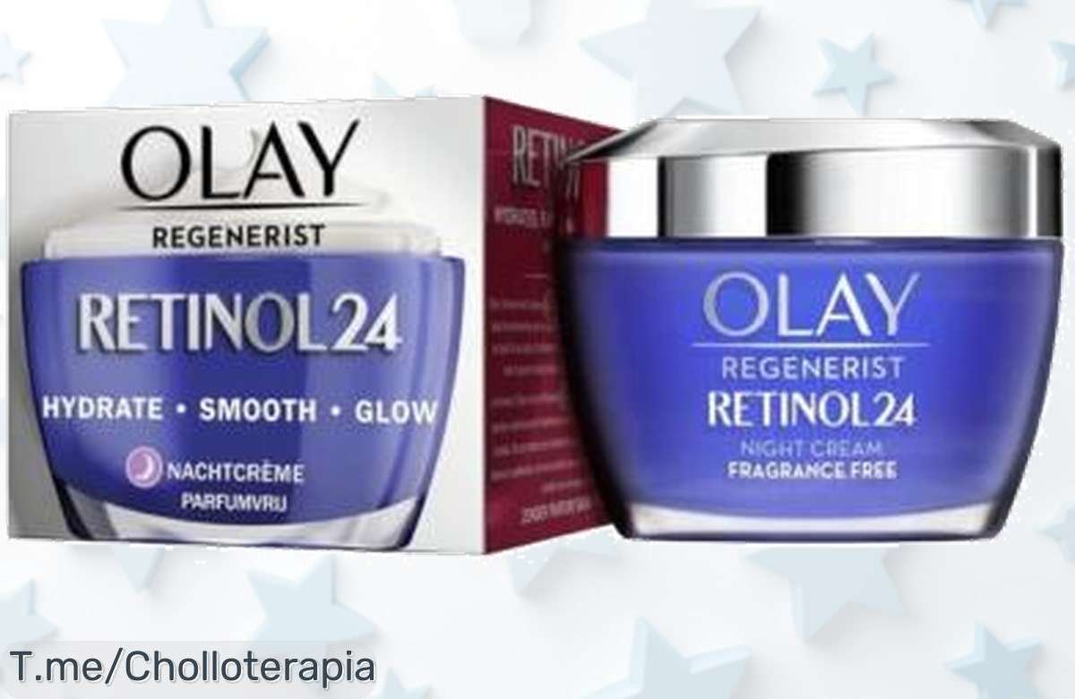 Transforma tu piel mientras duermes con la crema Olay Retinol 24, ¡super chollo que no puedes dejar escapar! Aprovecha esta oferta única antes de que se acabe.