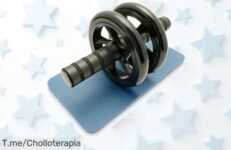 Transforma tu rutina con el CampTeck U6665, un ab roller de ruedas dobles y alfombrilla antideslizante Ofertón único que no puedes dejar pasar, ¡entrena ya!