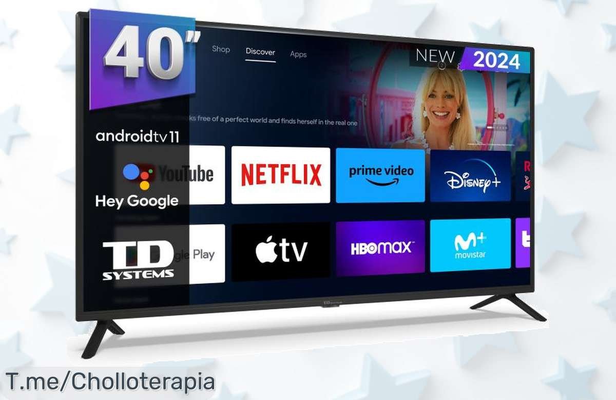 Transforma tu sala con la Smart TV 40 Full HD y controla todo con Hey Google, ¡no dejes pasar este ofertón limitado que hará tu entretenimiento increíblemente fácil!