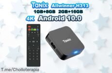 Transforma tu salón en un cine 4K con el Tanix TX1, disfruta de tus series favoritas en HDR a precio loco ¡No dejes pasar esta oferta increíble, compra ya!