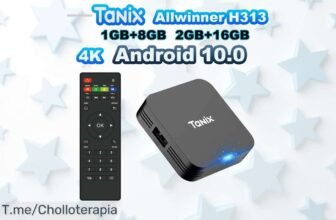 Transforma tu salón en un cine 4K con el Tanix TX1, disfruta de tus series favoritas en HDR a precio loco ¡No dejes pasar esta oferta increíble, compra ya!