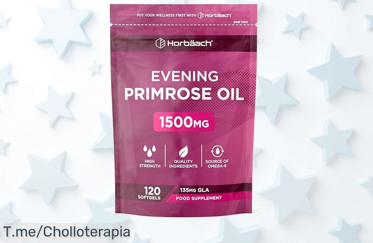 Transforma tu salud femenina con el aceite de onagra a 1500 mg, un super chollo que alivia la menstruación y equilibra tus hormonas. ¡Compra ya antes de que se acabe!