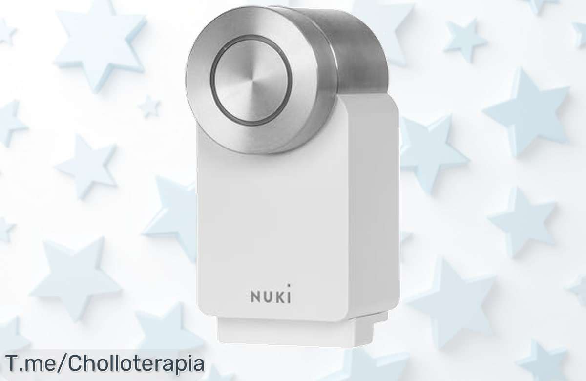 Transforma tu smartphone en llave mágica con Nuki Smart Lock Pro: seguridad total y control desde el móvil, ¡aprovecha este ofertón antes que se agote!